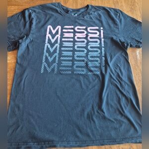 Black Messi Graphic Tee - Short Sleeve
